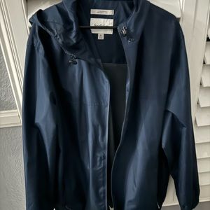Men blue jacket